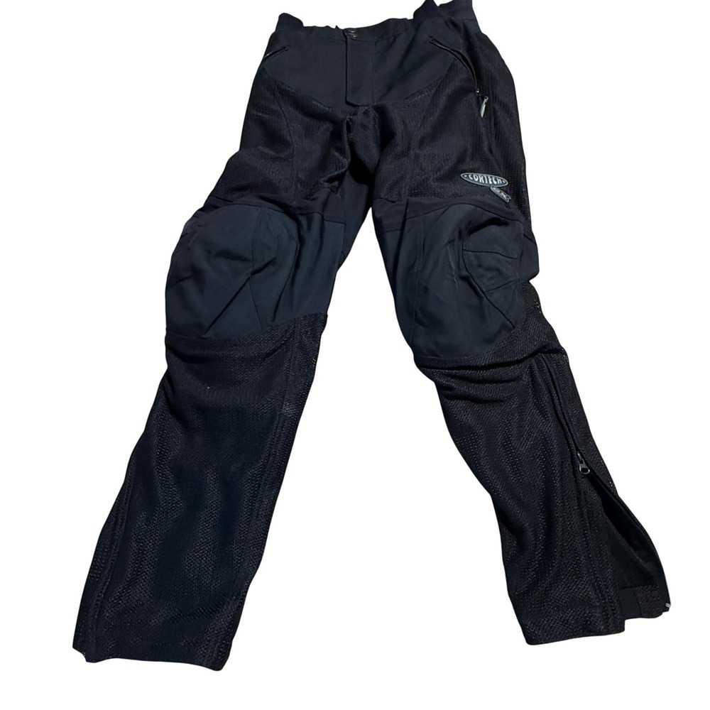 Cortech GX Air Motorcycle Pants Mens 31 Inseam Black Mesh Ventilated Biker Gear